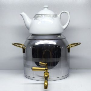 کتری وقوری کی اس تی مدل 4020 استیل طلایی C0005