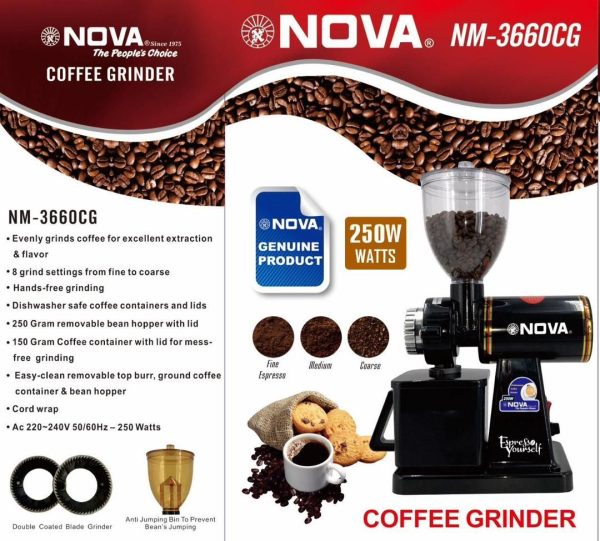 آسیاب قهوه NOVAمدلD0007 NM-3660CG