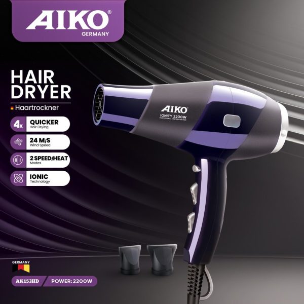 سشوار 2200Wآیکو مدل B0018 153HD