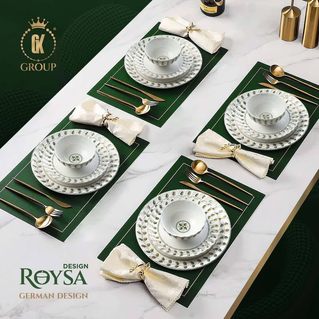 سرویس چینی 28پارچه B013 ROYSA کد GK646380 - تصویر 2