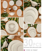 سرویس چینی 6 نفره B013  BONECHINA