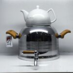 کتری وقوری کی اس تی مدل 1050 استیل دسته چوبی C0005