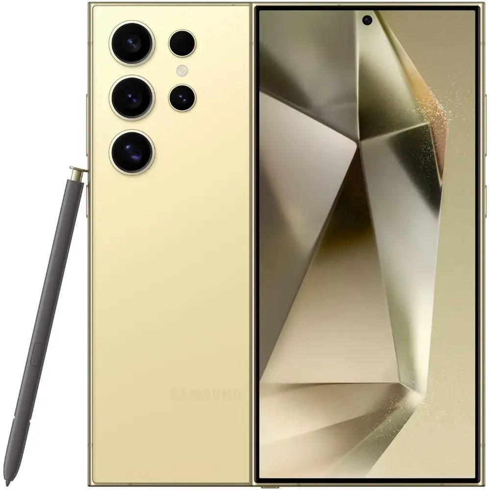 Samsung-Galaxy-S24-Ultra-Yellow-1.jpg گوشی سامسونگ گلکسی S24 Ultra 5Gرم 12 حافظه E0001 256GBویتنام رنگ مشکی و خاکستری - تصویر 1